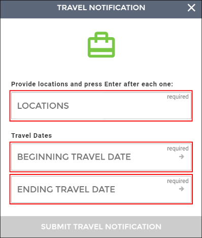 pc mastercard travel notification